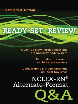 cover image of NCLEX-RN Alternate-Format Q&A